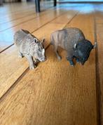 Schleich neushoorn en buffel, Ophalen of Verzenden, Jongen of Meisje