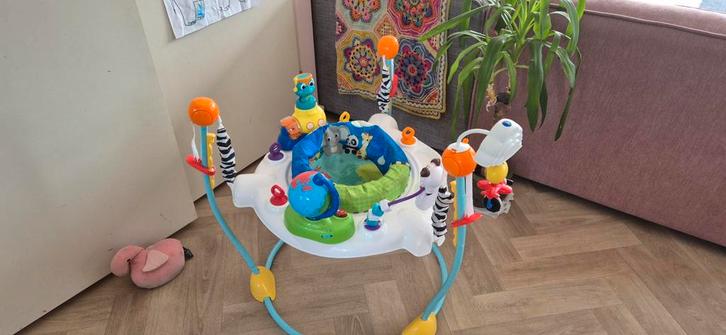 Baby Einstein Bouncer, Kinderen en Baby's, Speelgoed | Babyspeelgoed, Gebruikt, Babygym, Met licht, Met geluid, Ophalen of Verzenden