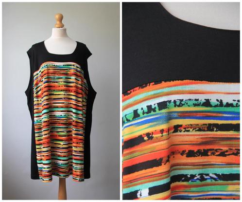 Sempre Piu - NIEUW / mooie top / zwart kleuren / maat 64, Kleding | Dames, Grote Maten, Nieuw, Shirt of Top, Zwart, Verzenden