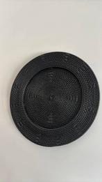 Wandbord muurbord zwart rotan, Ophalen of Verzenden, Zo goed als nieuw, Rond, Riet