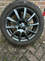 Winterbanden op lichtmetalen velgen steek 4x100 naaf 56,6, Ophalen, Gebruikt, 16 inch, Banden en Velgen