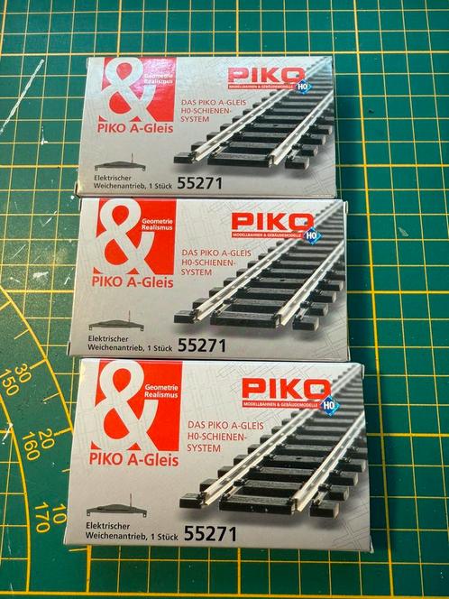 3 stuks Piko 55271 wisselspoel, Hobby en Vrije tijd, Modeltreinen | H0, Nieuw, Rails, Gelijkstroom, Piko, Analoog, Ophalen of Verzenden