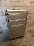 Kapperskoffer, Hard kunststof, Zo goed als nieuw, 70 cm of meer, Wieltjes