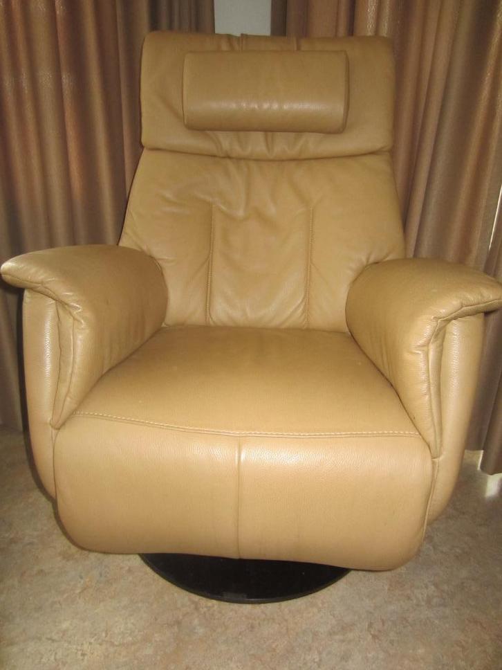 Sta Op Stoelen Prominent (2x) zgan., Huis en Inrichting, Stoelen, Zo goed als nieuw, Twee, Leer, Bruin, Ophalen