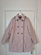 Beige stoffen winterjas met knopen maat 46, Beige, Maat 46/48 (XL) of groter, Ophalen of Verzenden, Zo goed als nieuw