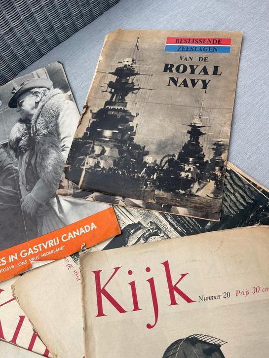 Oude Tijdschriften Collectie - KijK, Royal Navy, Wilhelmina, Boeken, Tijdschriften en Kranten, Gelezen, Overige typen, Ophalen of Verzenden