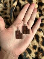 4 setjes chocolade oorbellen, Ophalen of Verzenden, Nieuw, Overige materialen