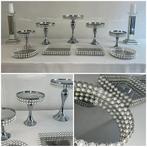 Sweettable set zilver met parels, Ophalen