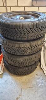 Winterbanden 195/60/16 incl. velgen, Ophalen, 16 inch, Winterbanden, Band(en)