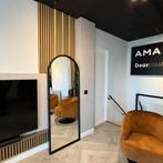 Stalen Spiegel Rond 70x180cm, Huis en Inrichting, Woonaccessoires | Spiegels, Rond, Nieuw, Ophalen of Verzenden, 150 tot 200 cm