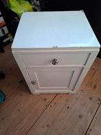 Brocante nachtkastje, Ophalen, Gebruikt, Minder dan 45 cm, Minder dan 55 cm