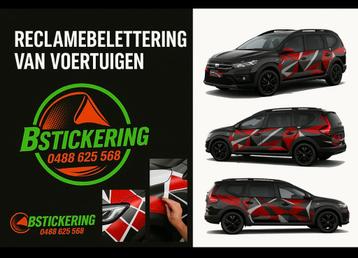 Belettering van voertuigen beschikbaar voor biedingen