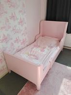 Ikea Busunge roze meegroeibed en kledingkast, Ophalen, 180 cm of meer, 85 tot 100 cm, Matras