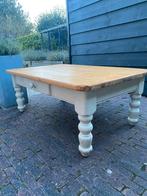 Grenen salontafel met laatje, Huis en Inrichting, Tafels | Salontafels, Ophalen, Gebruikt, 100 tot 150 cm, 50 tot 75 cm