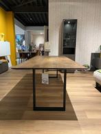 Robuuste eikenhouten tafel 240x100 cm., Ophalen, 100 tot 150 cm, Info@vissermeubelen.nl, 200 cm of meer