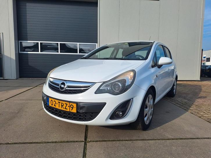 Opel Corsa 1.2 16V 5D 2012 Wit alleen handel of export, Auto's, Opel, Bedrijf, Corsa, ABS, Airbags, Airconditioning, Centrale vergrendeling