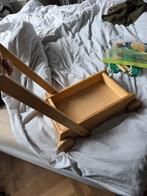 Houten loopwagen met blokken v baby/peuter., Ophalen, Gebruikt, Duw- of Trekspeelgoed
