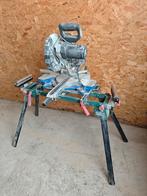 Scheppach Hm254 255mm 2000w afkortzaag met Onderstel, Doe-het-zelf en Verbouw, Gebruikt, 70 mm of meer, Ophalen of Verzenden, Parkside