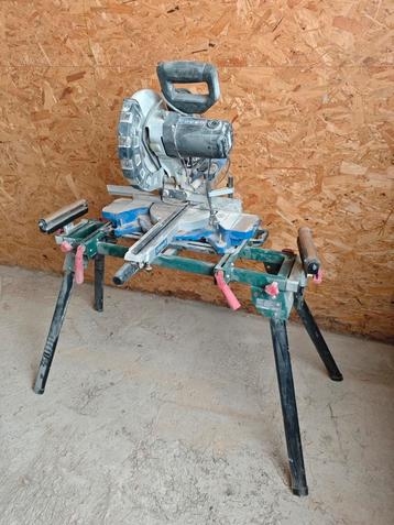 Scheppach Hm254 255mm 2000w afkortzaag met Onderstel beschikbaar voor biedingen