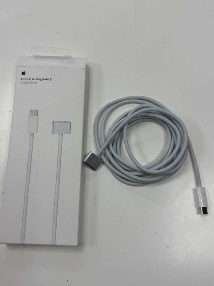 Apple USB-C naar MagSafe 3 Kabel (2m), Computers en Software, Laptop-opladers, Nieuw, Ophalen of Verzenden