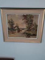 2 mooie schilderijen incl lijsten, Antiek en Kunst, Kunst | Schilderijen | Klassiek, Ophalen