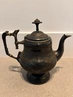 Antiek zilver/tinnen theepot, Antiek en Kunst, Antiek | Tin, Ophalen of Verzenden