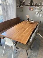 Massief eikenhouten tafelblad 260, Huis en Inrichting, Tafels | Eettafels, Ophalen, Eikenhout, 200 cm of meer, 50 tot 100 cm