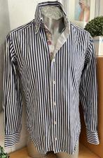 Cavallaro Napoli gestreept overhemd maat 38, Kleding | Heren, Overhemden, Ophalen of Verzenden, Zo goed als nieuw, Blauw, Halswijdte 38 (S) of kleiner