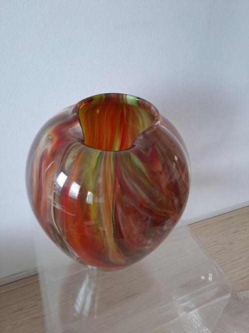 Vaas, Huis en Inrichting, Woonaccessoires | Vazen, Zo goed als nieuw, Overige kleuren, Minder dan 50 cm, Glas, Ophalen of Verzenden