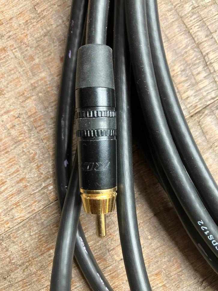 Cordial SPDIF Interfacekabel 6.5 meter met Neutrik pluggen, Audio, Tv en Foto, Audiokabels en Televisiekabels, Zo goed als nieuw