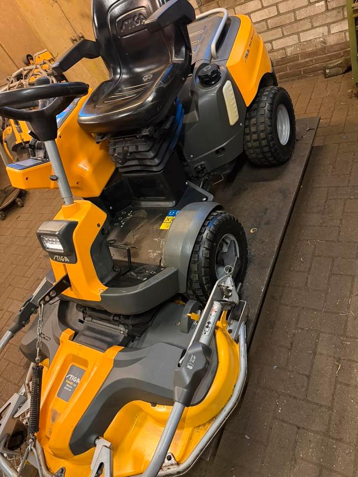 Stiga Park 540 ix, Tuin en Terras, Zitmaaiers, Gebruikt, 90 tot 120 cm, Elektrische starter, Mulchfunctie, Ophalen of Verzenden