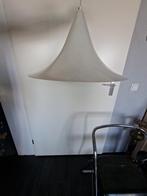 Witte Hanglamp trompet model, Ophalen, Kunststof, Zo goed als nieuw, Modern