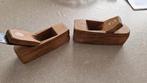 2 oude houten blokschaven, Antiek en Kunst, Ophalen of Verzenden