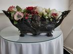 PRACHTIGE BRONZEN JUGENDSTIL JARDINIERE ARTDECO STIJL., Ophalen of Verzenden