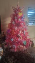 Fuchsia roze kerstboom, Ophalen