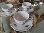 Set van 3 kopjes en schoteltjes, Weimar Porzellan, mocca, Ophalen of Verzenden, Nieuw, Porselein, Kop en/of schotel