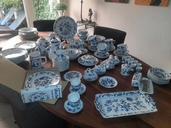 Blue danube servies, Antiek en Kunst, Antiek | Servies compleet, Ophalen