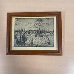 Prent Rotterdam buitenmaat 18 x 22 cm, Antiek en Kunst, Kunst | Etsen en Gravures, Ophalen of Verzenden