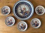 Chinees porcelein gebak stel, Ophalen of Verzenden