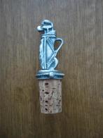 Mooie flessenstop afbeelding metalen golfclubs in tas, Ophalen of Verzenden, Zo goed als nieuw, Overige typen