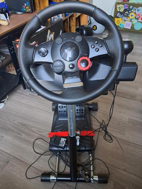 Logitech Driving Force GT + wheelstand pro, Spelcomputers en Games, Spelcomputers | Overige Accessoires, Gebruikt, Ophalen