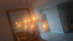 hanglamp design langwerpig dimbaar, Huis en Inrichting, Lampen | Hanglampen, Ophalen, Zo goed als nieuw, Glas, 75 cm of meer