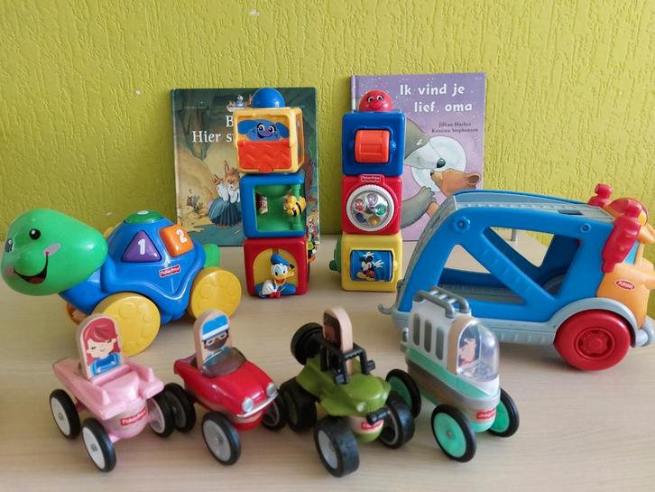 Fisher Price & Playskool Speelgoed - Auto's, Blokken, Muziek, Kinderen en Baby's, Speelgoed | Fisher-Price, Zo goed als nieuw