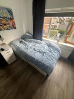 Bedframe + matras + kussens + dekbed, Ophalen, Gebruikt, Twijfelaar, 120 cm