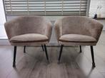 Leen Bakker 2x fauteuil Cloe, Huis en Inrichting, Stoelen, Ophalen, Zo goed als nieuw, Twee