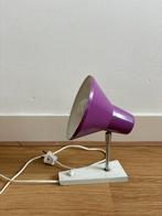 Paarse Vintage Lamp, Huis en Inrichting, Lampen | Tafellampen, Ophalen of Verzenden, Gebruikt, Metaal, Minder dan 50 cm