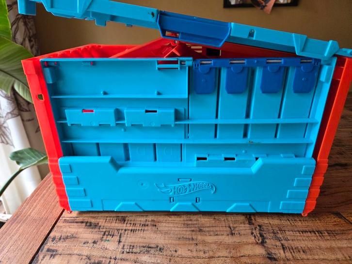 Hot Wheels Opbergkoffer / Baan, Kinderen en Baby's, Speelgoed | Racebanen, Gebruikt, Handmatig, Hot Wheels, Ophalen