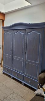 Massief houten kledingkast, Huis en Inrichting, Ophalen, Gebruikt, 150 tot 200 cm, Landelijk