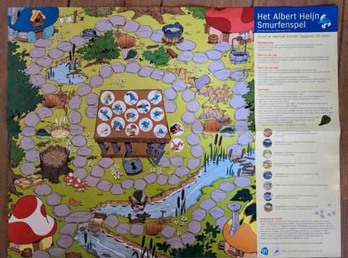 Albertheijn Smurfenspel (poster), Verzamelen, Smurfen, Zo goed als nieuw, Overige typen, Overige Smurfen, Ophalen of Verzenden