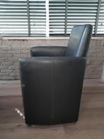 Stoere zwarte leren eetstoelen zsm!, Huis en Inrichting, Tafels | Eettafels, Ophalen, 200 cm of meer, 50 tot 100 cm, Zo goed als nieuw